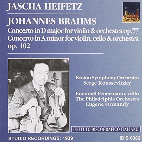 Jascha Heifetz - Violin Con vinyl record cover