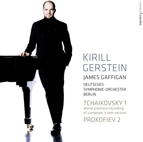 Tchaikovsky / Gerstein / Deutsches Symphonie-Orch - Piano Concertos vinyl record cover