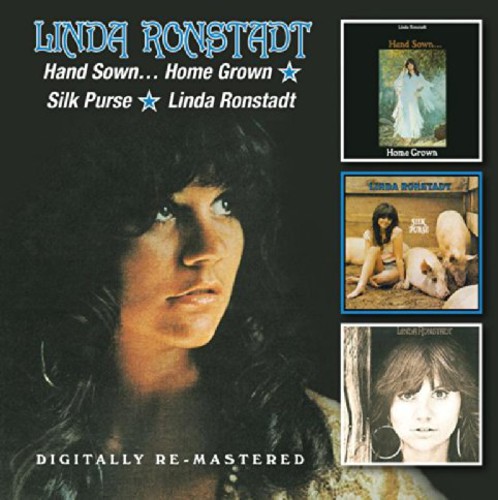 Linda Ronstadt - Hand Sown Home Grown / Silk Purse / Linda Ronstadt vinyl record cover