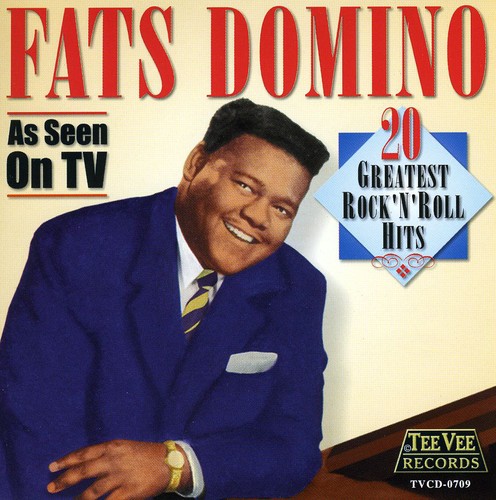 Fats Domino - 20 Greatest Rock 'N' Roll Hits vinyl record cover
