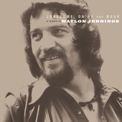 Waylon Jennings - Lonesome On'ry and Mean: A Tribute To Waylon Jennings vinyl record cover