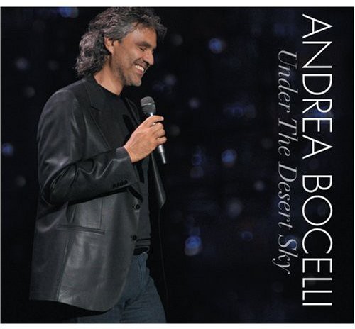 Andrea Bocelli - Under The Desert Sky (W/Dvd) vinyl record cover