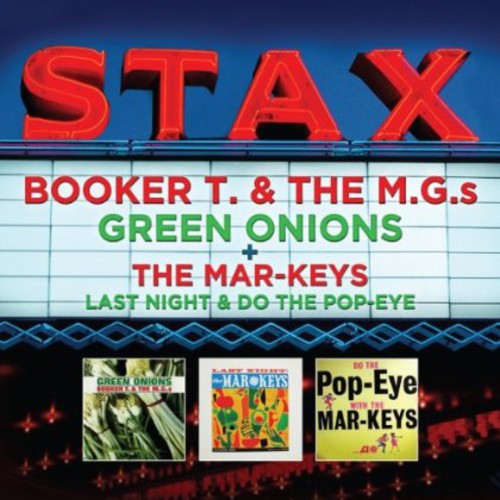 Booker T & The M.G.'s / Mar-Keys - Green Onions / Last Night / Do the Pop-Eye vinyl record cover