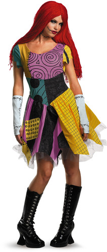 Nightmare Before Christmas - Tim Burton's The Nightmare Before Christmas: Sally Fab Deluxe (Adult Size Medium, 8-10)