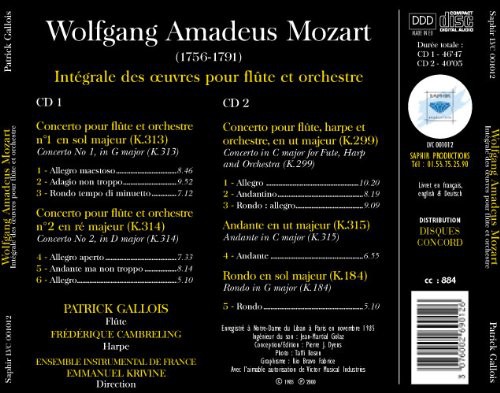 Integrale Des Oeuvres Pour Flute Et