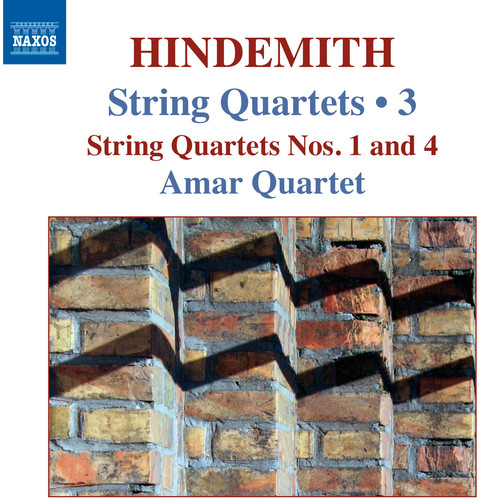 Hindemith / Amar Quartet - String Quartets 3 vinyl record cover