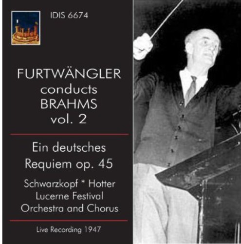 Mahler/Debussy - Wilhelm Furtwangler Conducts Brahms 2 vinyl record cover