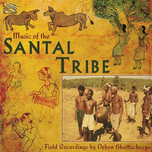 Deben Bhattacharya - Music of the Santal Tribe vinyl record cover