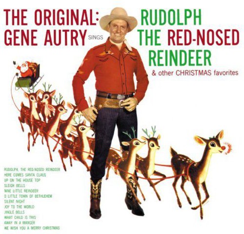 Gene Autry - Rudolph the Red-Nosed Reindeer vinyl record cover