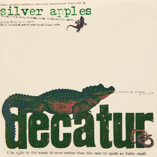Silver Apples - Decatur vinyl record cover