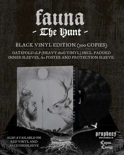 Fanua - Hunt (Blk) (Gate) vinyl record cover