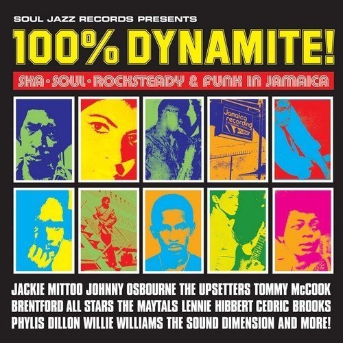 Soul Jazz Records Presents - 100% Dynamite vinyl record cover