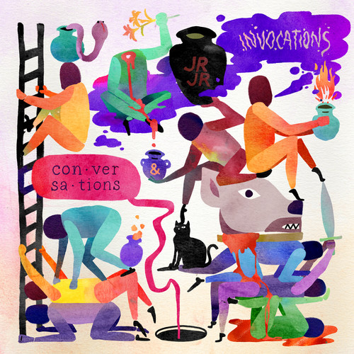 Jr Jr - Invocations / Conversations vinyl record cover