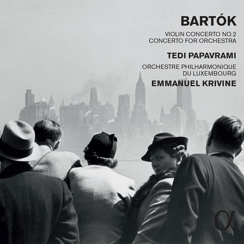 Bartok / Papavrami / Orchestre Philharmonique Du - Violin Concerto No. 2 vinyl record cover