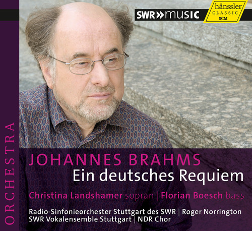 Brahms / Norrington / Swr Radio Sym Orch Stuttgart - Ein Deutsches Requiem vinyl record cover