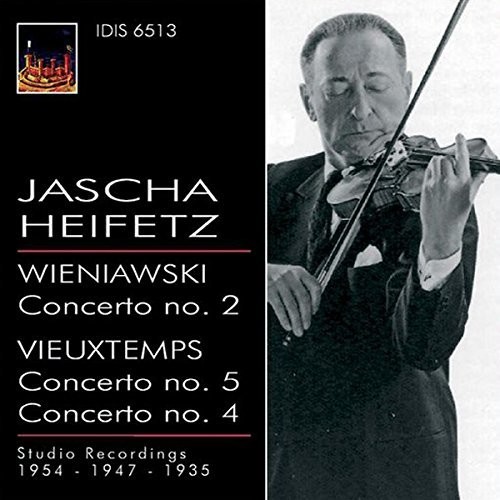 Jascha Heifetz - Violin Con vinyl record cover