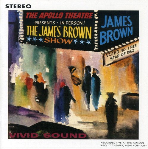 James Brown - Live At The Apollo 1962 vinyl record cover