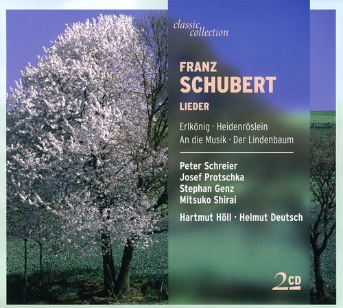 F. SCHUBERT - Lieder vinyl record cover