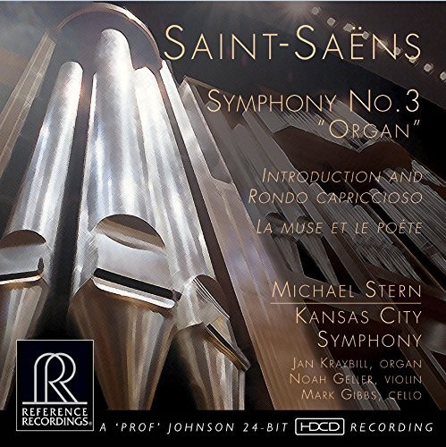 Saint-Saens / Kansas City Symphony / Stern - Symphony No. 3 Organ vinyl record cover