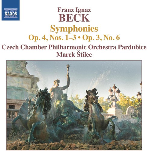 Beck / Stilec / Czech Chamber Phil Orch Pardubice - Syms Op. 4 1-3 & Op. 3 6 vinyl record cover