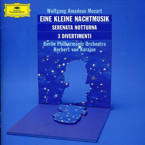 W.A. Mozart, Mozart / Karajan / Bpo - Serenades 6 & 13 / Divertimenti vinyl record cover