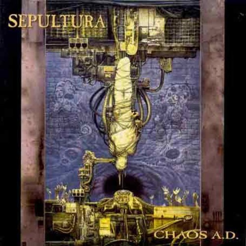 Sepultura - Chaos Ad vinyl record cover