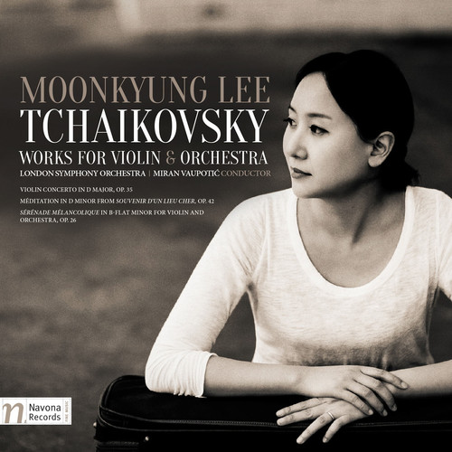 Tchaikovsky / Vaupotic / Lee - Works For Violin & Orchestra vinyl record cover